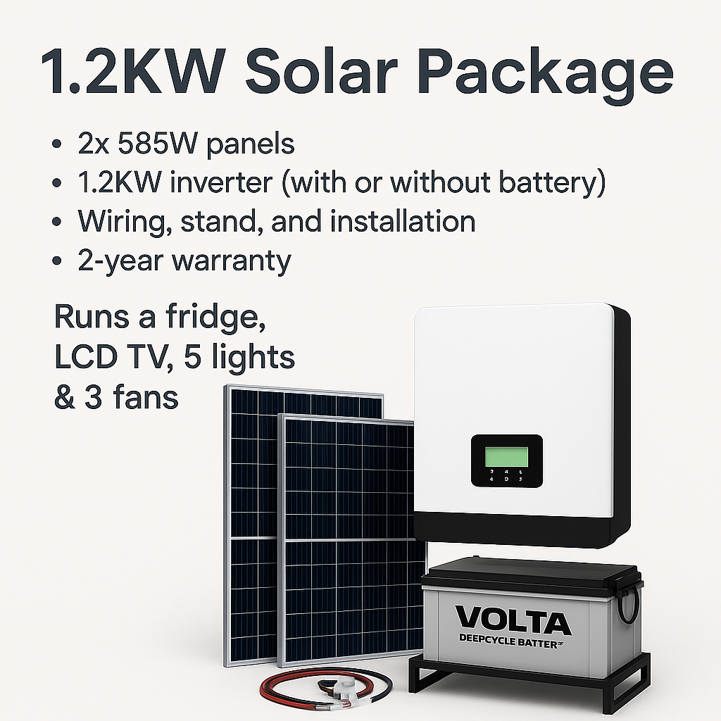 1.2 KW SOLAR SYSTEM